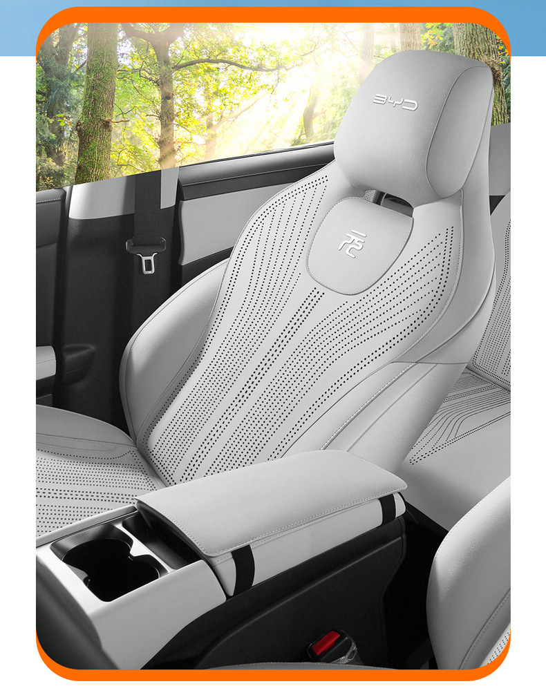 2025 Byd Yuan up Special Seat Covers, Suede Four-Season Car Seat Covers, Leading Model Seat Cushions, Superior Model Seat Cushions