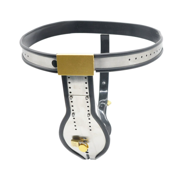 Мужская пояс вериги для chastity, T-образный пояс chastity, штainless steel pants, взрослый SM эротическое обучение, воздержание и замок целомудрия для мальчиков и девочек