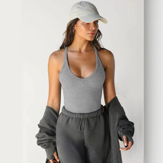 Cross-border y2g Spring/Summer New knitted vest European and American women's Sexy Slim fit bm top fashion brand undershirt