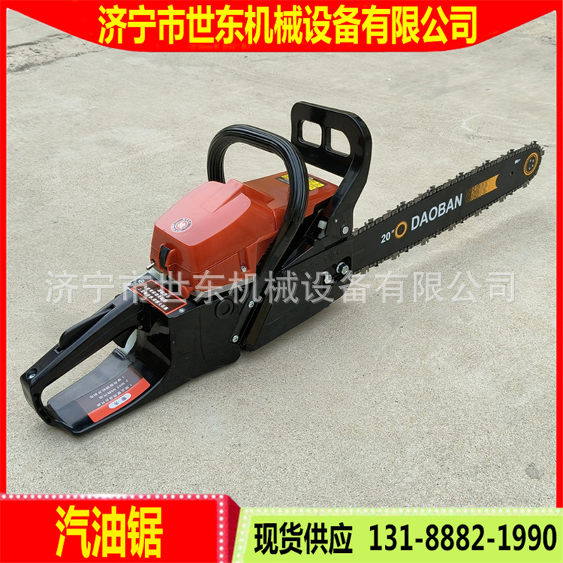 世东机动油锯 手持汽油链锯 便携式摩托锯 防火应急伐木机价格