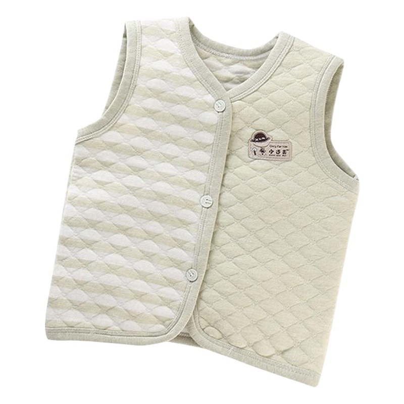 Chaleco de algodón para niños Chaleco de niña engrosado para bebé de invierno 2025 Nuevo estilo Chaleco de punto para niño Chaleco cálido para bebé