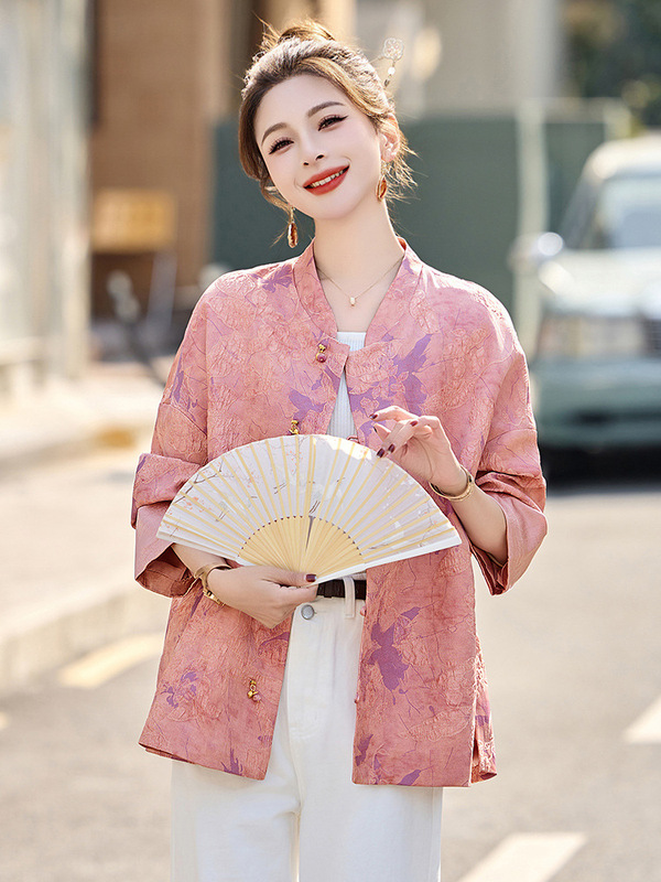新中式国风外套女春秋季新款高级感气质显瘦减龄上衣ME5510|undefined