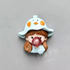 Cute three dimensional resin, magnetic fridge magnet, wholesale