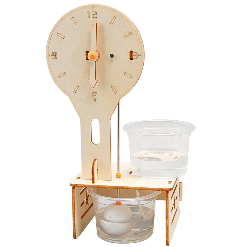 Ciencia y tecnología pequeña producción de bricolaje reloj de goteo materiales hechos a mano experimento científico para niños escuela primaria equipo de ciencia y educación divertido