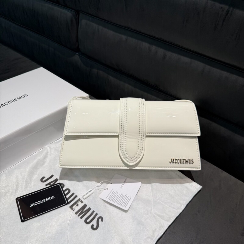 Jacquemus New Women's Bag Niche Design Underarm Bag Flip High-End Satchel Shoulder Crossbody Small Square Bag