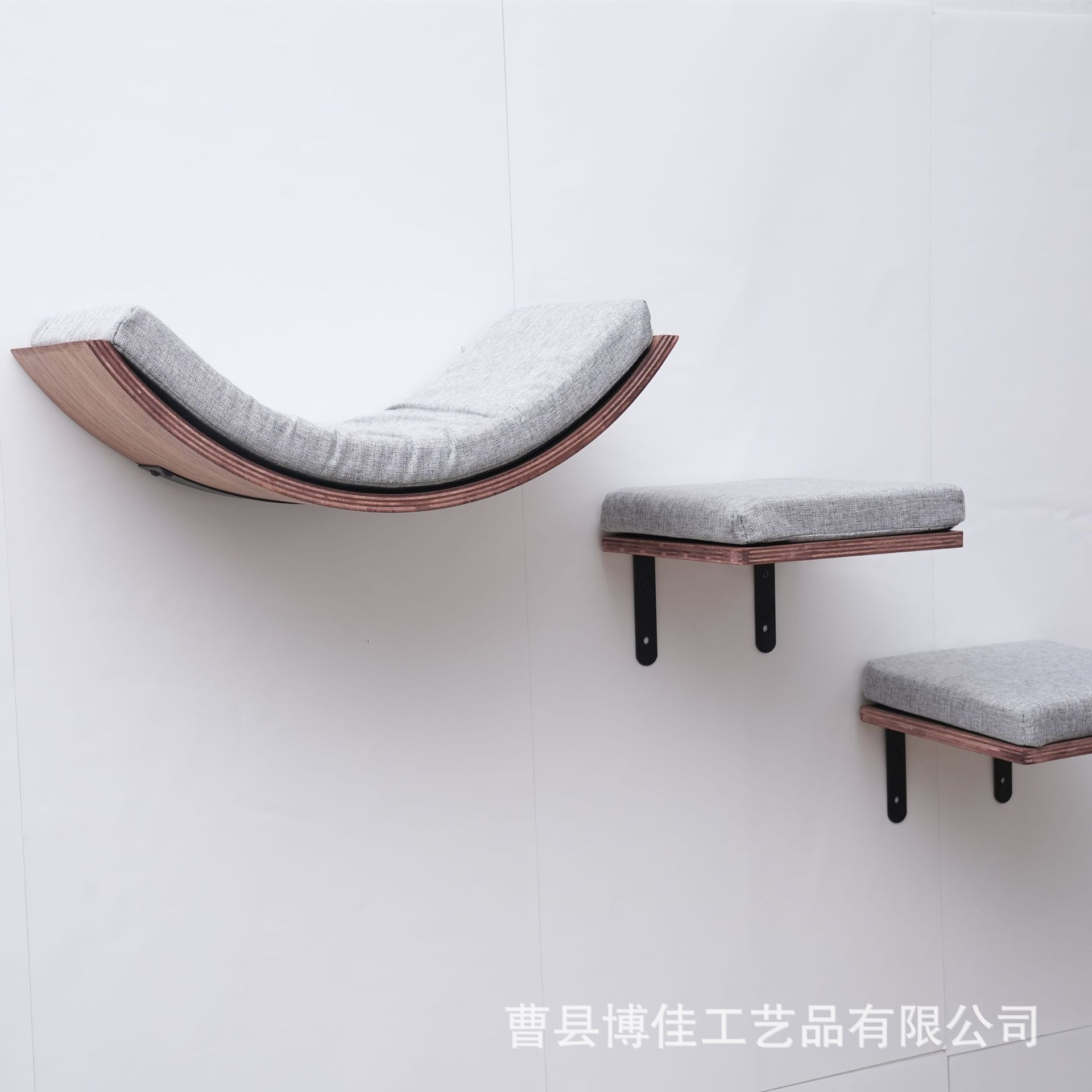 Solid Wood Cat Climbing Rack Wall Cat Soft Ladder Cat's Nest Cat Tree Hanging Wall Cat Rack Space Capsule Cat Jumping Table Wall Hanging