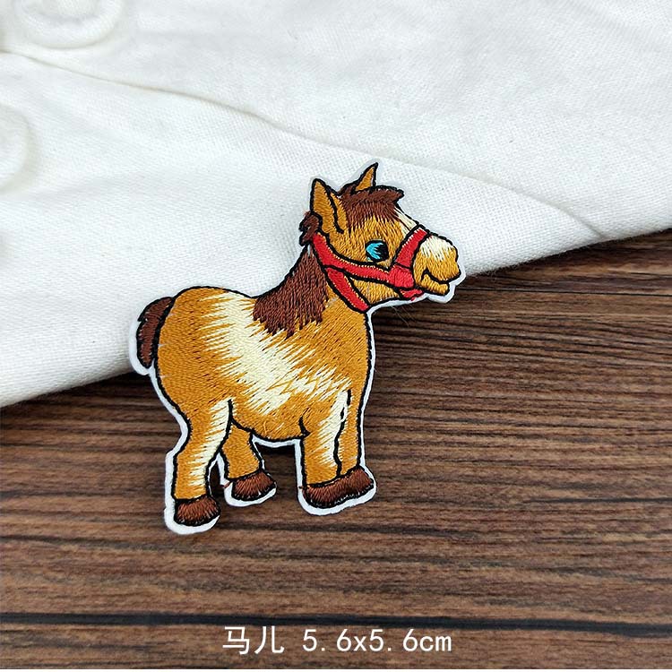 Bordado de la computadora logo bordado animal ropa parche tela decoración reparación planchado calcomanías accesorios de ropa