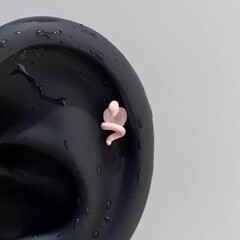 愛らしい蛇の形をしたジルコニアピアス、軽やかな高級感、耳に優しいピアス、耳骨ピアス、小さめの耳介ピアス
