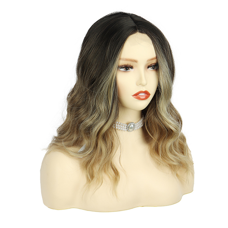 Casual Occasion Women's Gender Simple Style Style Black Color Women's Simple Style Black Casual High Temperature Wire Centre Parting Long Curly Hair Wigs