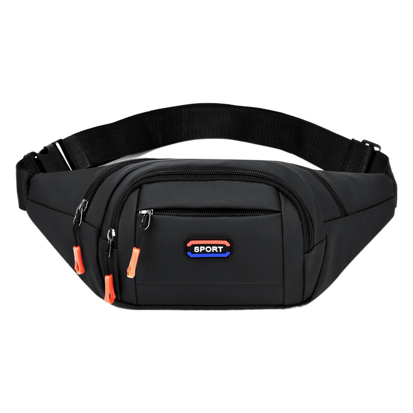 Cross-Border New Waist Bag Men's Outdoor Sports Running Chest Bag Waterproof Belt Multi-Functional Business Cashier Crossbody Bag