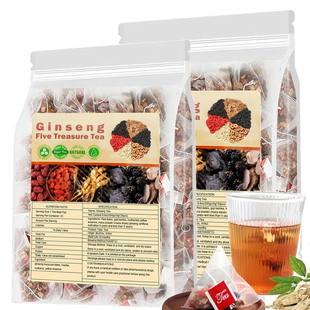 Ginseng Five Treasure Tea - Kidney Tea Wubao Tea