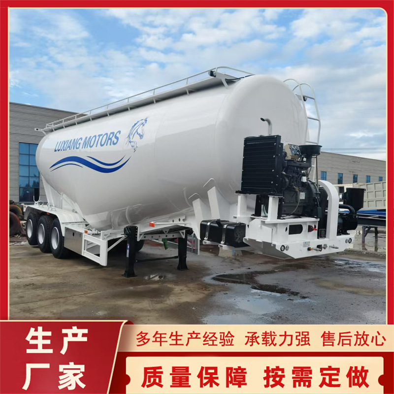 Export Sales of Bulk Cement Tankers, 50-Cubic Meter Powder Material Transporters, and Ash Powder Tankers