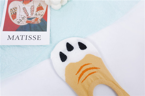 Ins Cat Paw Women's Summer New Cartoon Cute Cat Invisible Low-top Ship Socks Silicone Non-slip Thin Socks