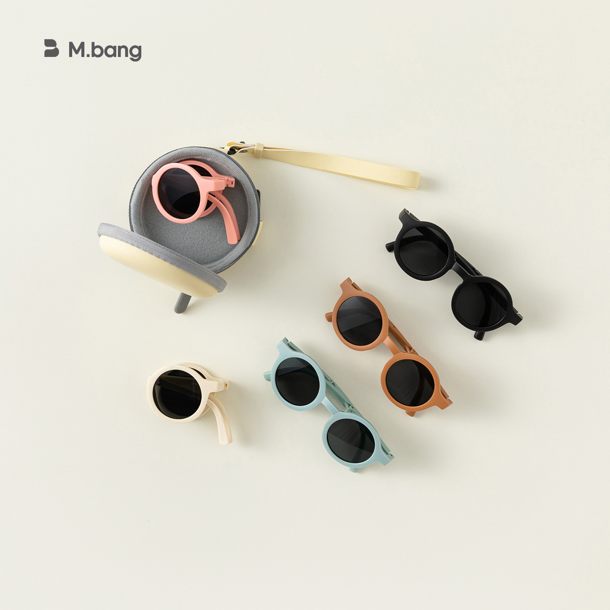 Gafas de sol plegables para niños Youbao, gafas de protección solar para niños y niñas, diseño elegante