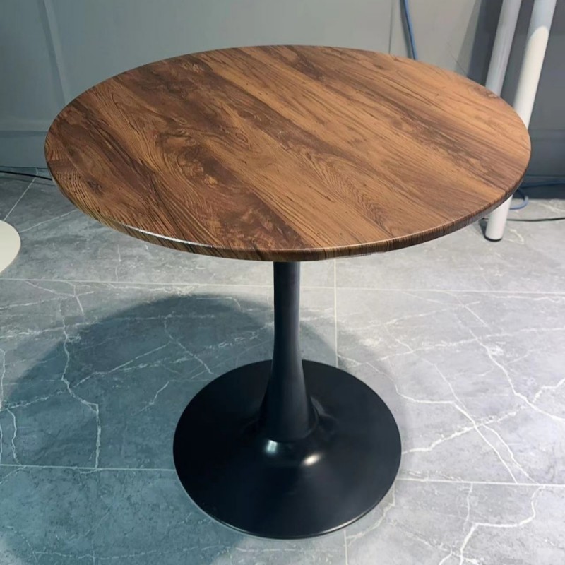 Nórdico hogar mesa de ocio hotel de negocios recepción mesa redonda de oficina de negociación inswind leche té cafetería blanca