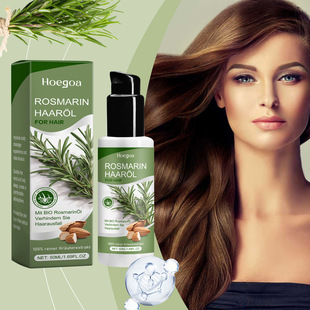 HOEGOA Rosemary Hair Care Essential Oil Gentle Nourishing Care Hair Soft Hair Aromatic Hair Care Essential Oil