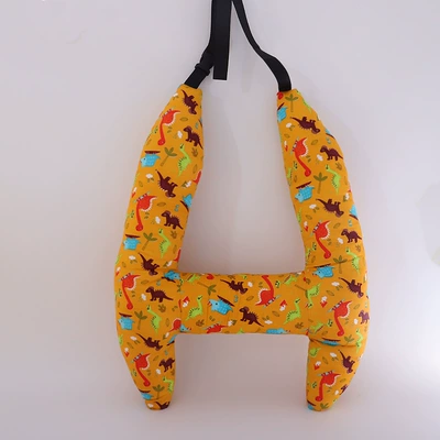Car Sleeping Pillow Pillow, Headrest - little-ginger-dinosaur-high-70-width-55cm