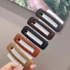 Bangs, rectangular hair accessory, fashionable universal hairgrip, 2022 collection