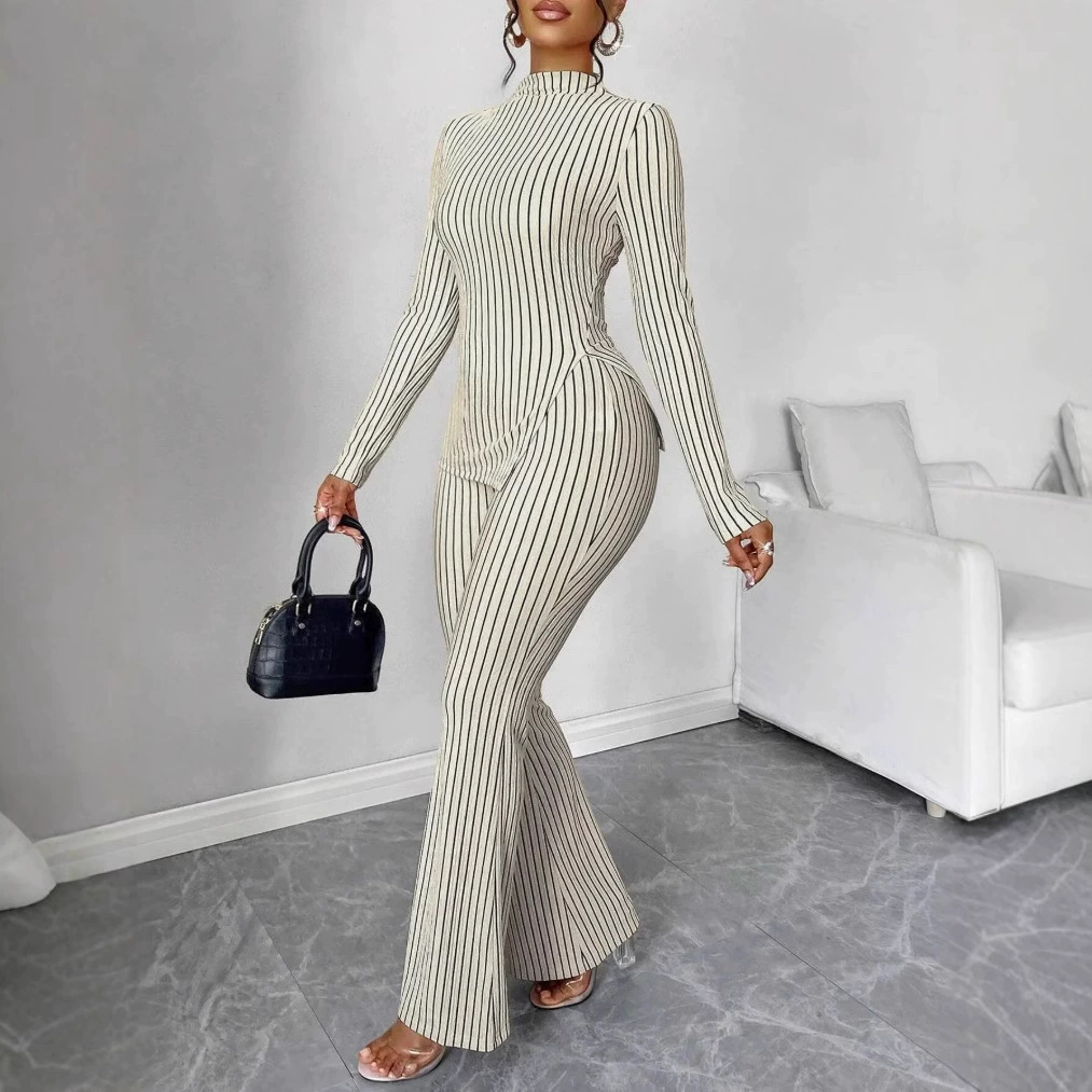 Рубашка с длинным рукавом, (跨境 торговля), Amazon, Aliexpress, европейский стиль, круглый воротник