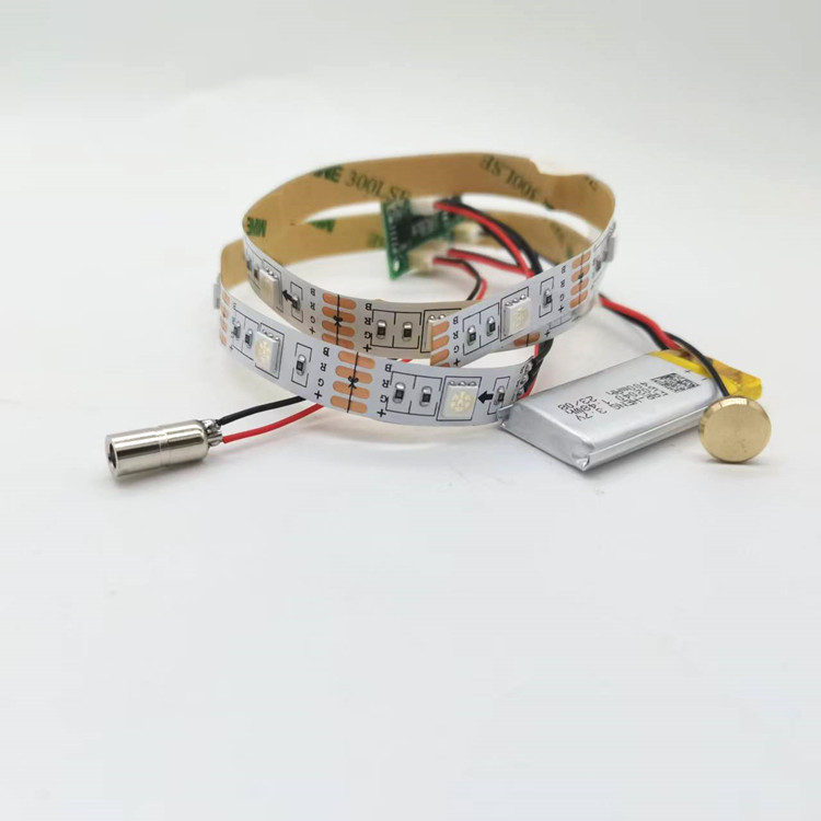工場直接供給 8 ミリメートル幅 5v ライトストリップ LED 木製ボックス工芸品装飾品カラフルな RGB ライトストリップタッチスイッチ|undefined
