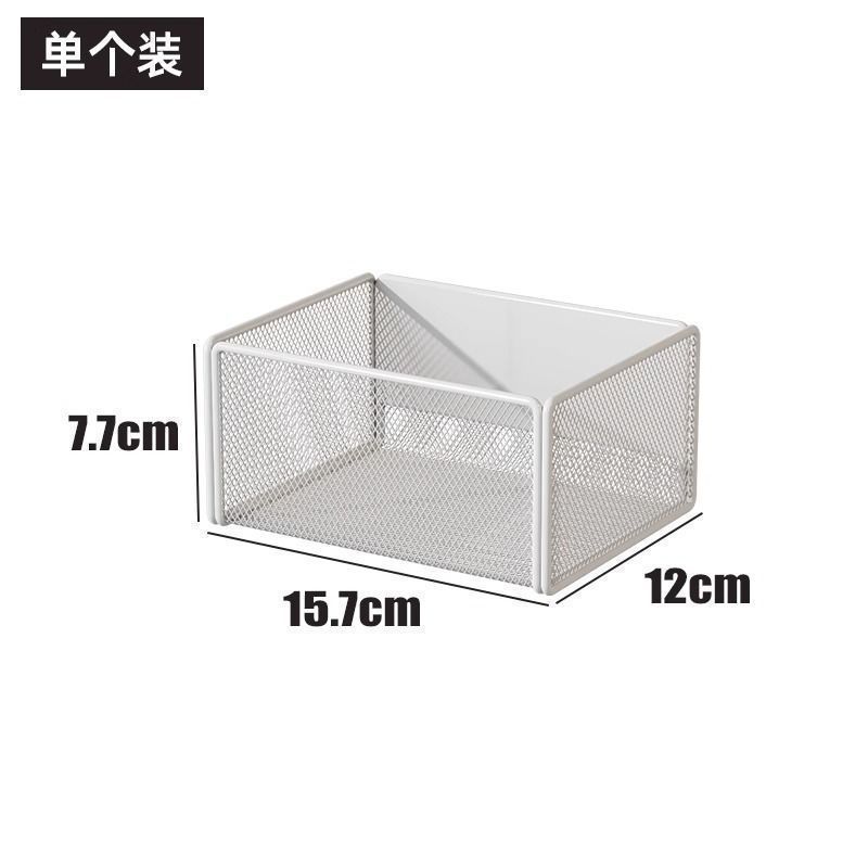厨房冰箱侧收纳磁吸置物架侧面旁边的架子边缝隙挂篮筐免打孔|undefined