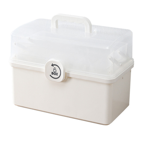 Younai family multi-layer storage box large-capacity medicine storage box household box first aid medicine medical box medicine box