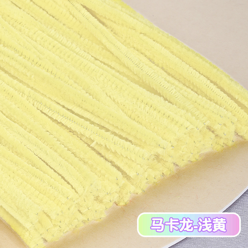 暗号化ねじり棒マカロン系diy花束材料バッグカラー毛根幼稚園児童手作り|undefined