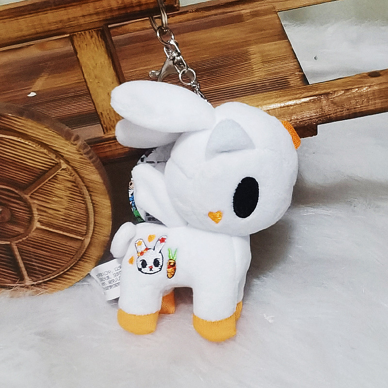 Genuino TokiDoki taoqi DOQI unicornio sirena de peluche juguete llavero muñeca bolsa adornos