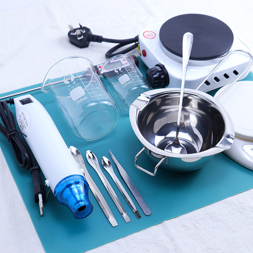 Meimuer electric furnace wax pot electronic scale diy aromatherapy candle soy wax material heating tool package