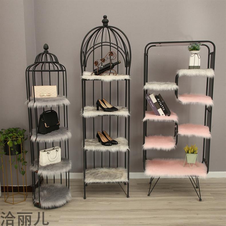Room Lunch Break Short Plush Bay Window Mat Balcony Blanket High-End Soft Cushion Game Pet German Door Mat Girl
