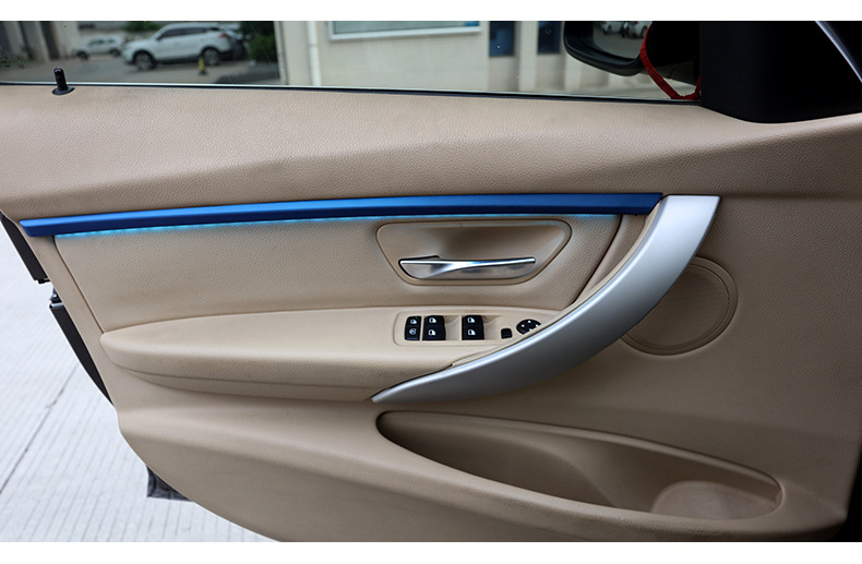 Suitable for 12-19 Bmw 3 Series Inner Handle Outer Cover 4 Series 3Gt Inner Handle Frame Carbon Fiber Handle Outer Cover