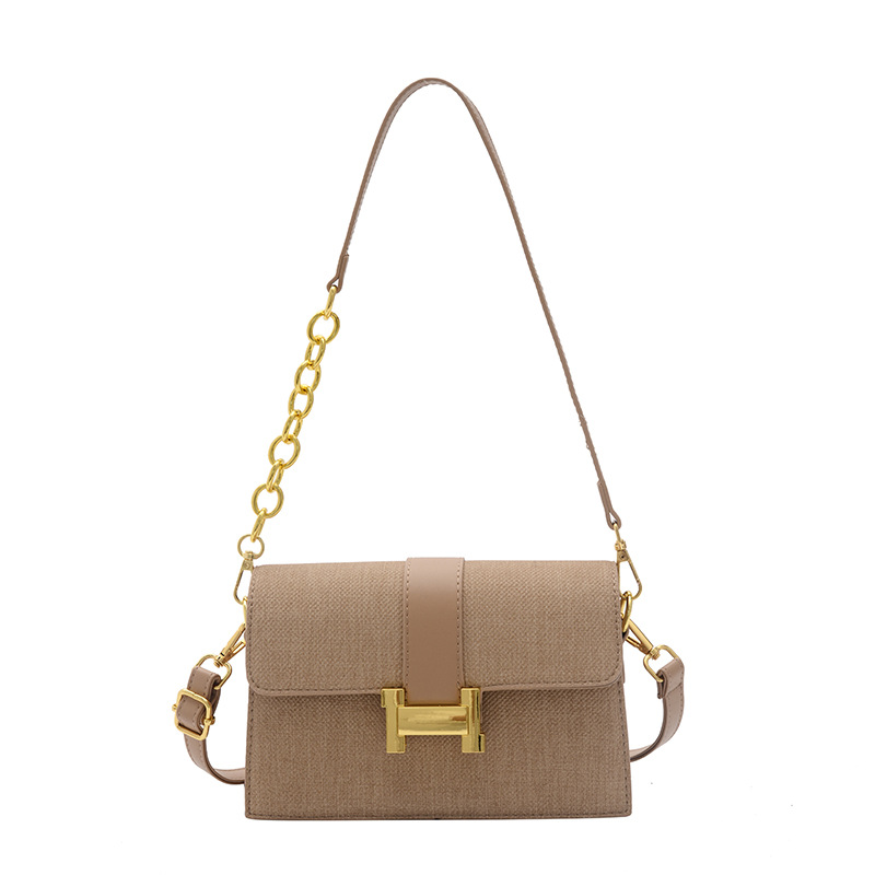 Transfronterizos nuevos bolsos de moda retro al por mayor, mujeres de textura superior, cadenas de calle, bolsos de hombro
