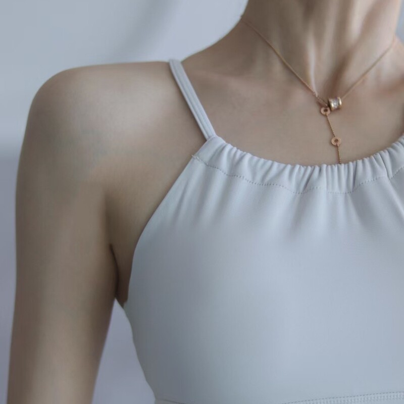 alo Yoga Suit Hanging Halter Sling Beauty Back Sports Underwear Quick-drying Shockproof Slim-fit Professional Yoga Small Cute Vest