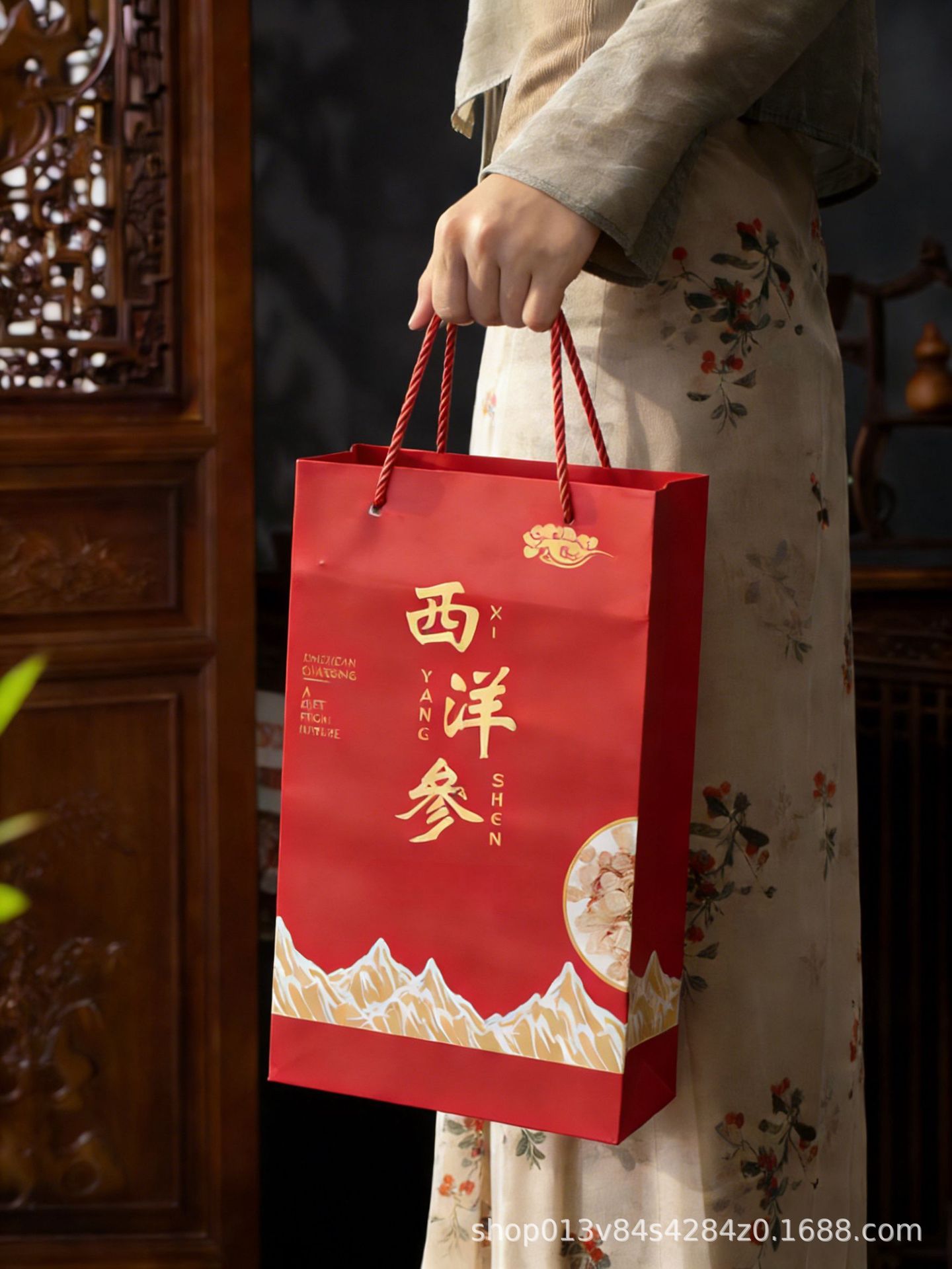 American Ginseng Slices 6mm Large Slices 90g Gift Box Jilin Changbai Mountain New Year Gift for Elders key features