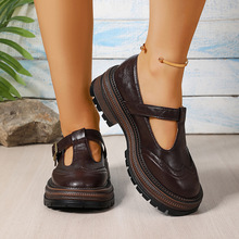 新款大码女士乐福鞋牛津鞋英伦风跨境亚马逊速卖通爆款跨境专供