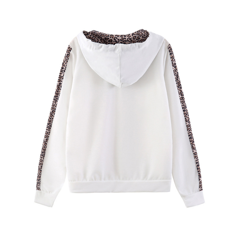Women's Leopard Print Sweatshirt And Pants Set For Autumn Winter_voghion.com