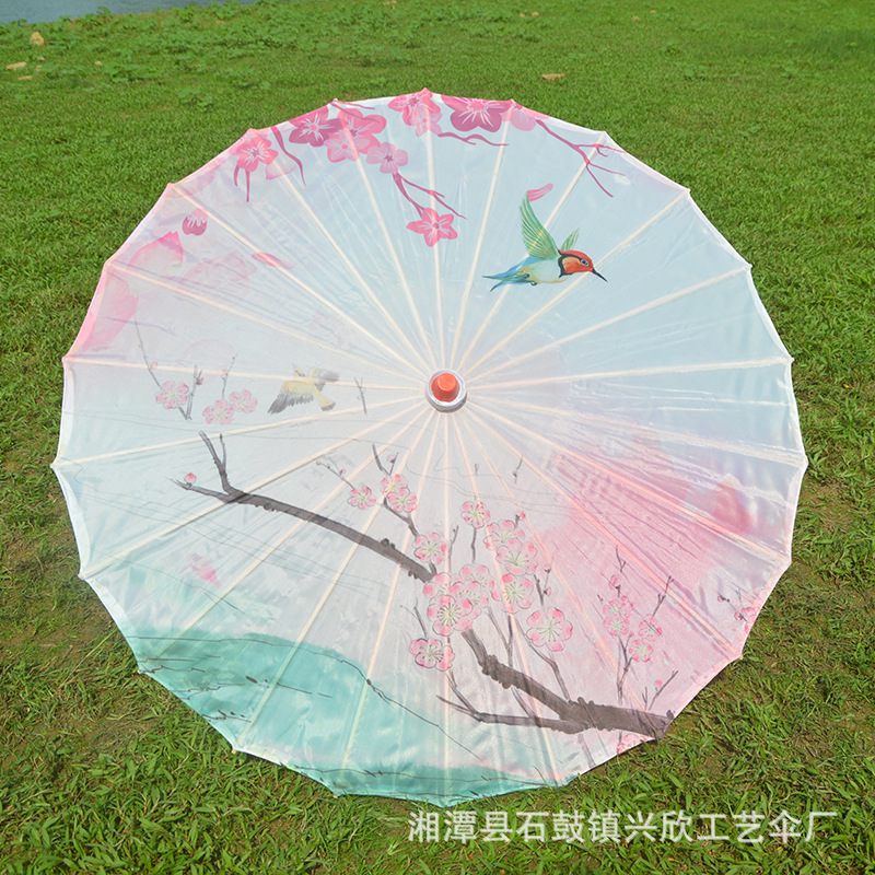 Paraguas de papel engrasado impermeable paraguas artesanal para niños paraguas decorativo antiguo accesorios de fotografía al aire libre impresión paraguas de baile al por mayor