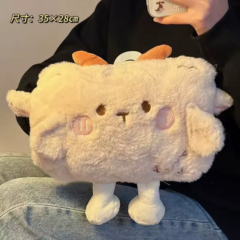 동물 캐릭터 충전식 전기 온수팩 겨울 손난로 분리형 봉제 커버