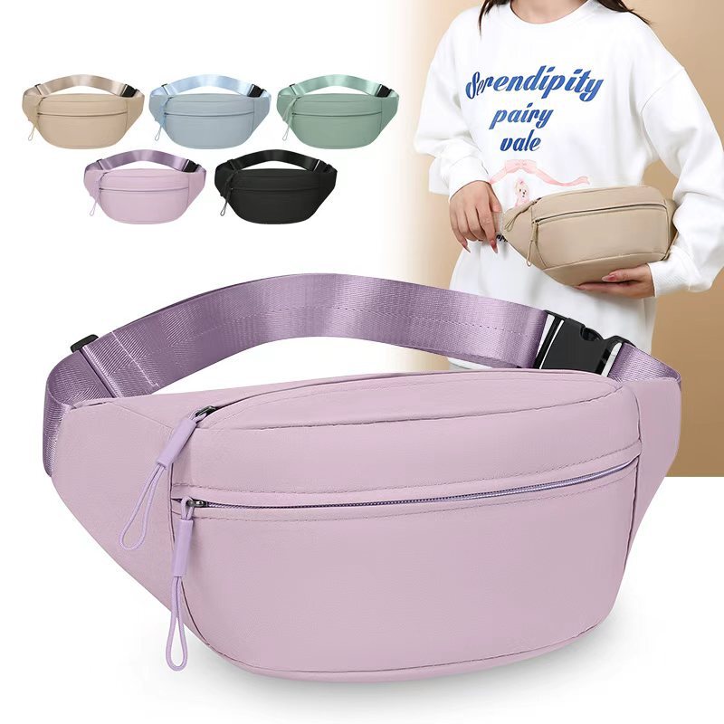 New Crossbody Bag Solid Color Sports Chest Bag Ins Niche Waist Bag Versatile High-End Crossbody Bag Large Capacity Shoulder Bag New Crossbody Bag Solid Color Sports Chest Bag Ins Niche Waist Bag Versatile High-End Crossbody Bag Large Capacity Shoulder Bag
