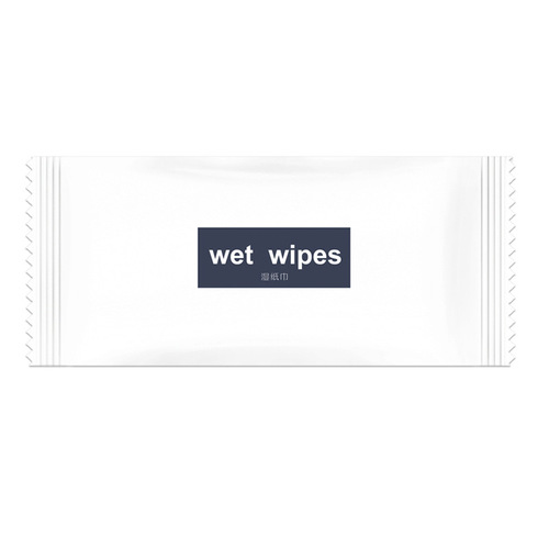 Aviation wet wipes, individually packed wet wipes, disposable non-woven hotel takeaway wipes, small pack of business wipes
