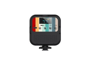 Portable Square RGB Fill Light, USB Rechargeable, Pocket Size 14×9.4×8.6 cm