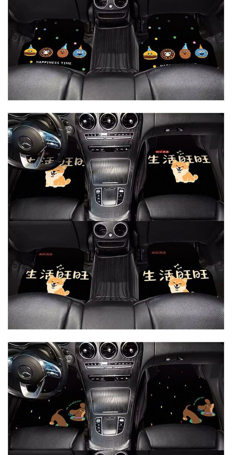 One-Piece Drop-Shipping Diatom Mud Car Floor Mats, Stain-Resistant and Easy-Care Mats, Universal Car Water-Absorbent and Wear-Resistant Floor Mats