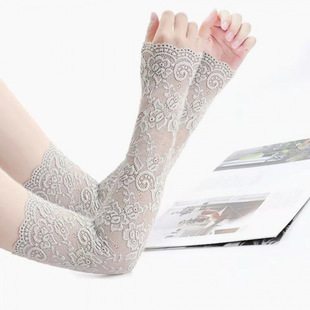 New Lace Cool Sun Protection Long Sleeves Outdoor Cycling Fashion Uv Protection