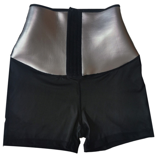 Cross-border women's high-waisted belly-controlling fitness pants, sweat-resistant breasted nine-point pants, sports yoga pants, sweat-resistant body-shaping pants, shorts
