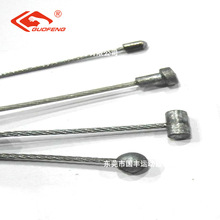 压铸钢丝绳圆头T字头吊灯绳刹车线304316钢丝配件熔断处理不散股