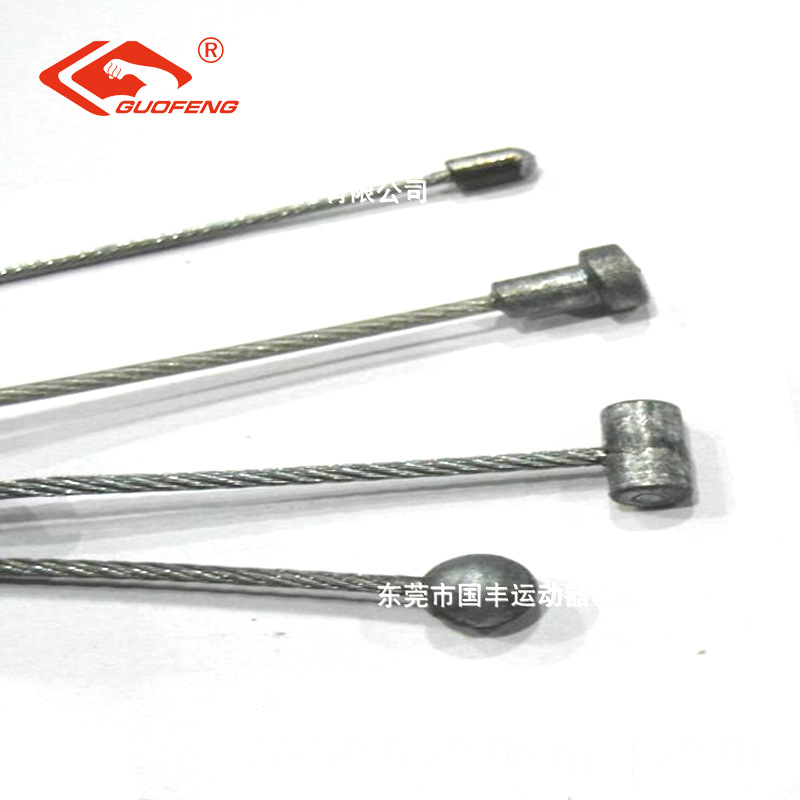 Cabeza redonda de cable de acero fundido a presión en forma de T línea de freno de cable de chandelier 304316 accesorios de alambre de acero tratados de fusible no disperso