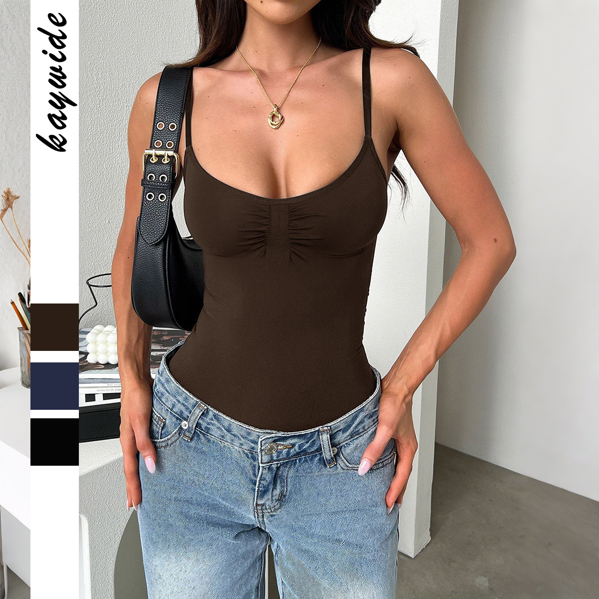 Diyun Cross-Border European and American Y2K Sexy Suspender Vest Jumpsuit Women's Clothing 2025 Summer Amazon Independent Station