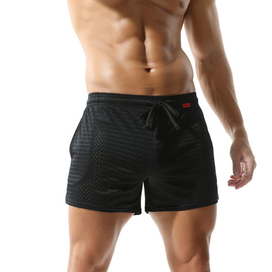 Summer New Men's Five-point Pants Mesh Fashion Casual Arlo Pants plus size Sports Short Pants Quick-drying Swimming Trunks