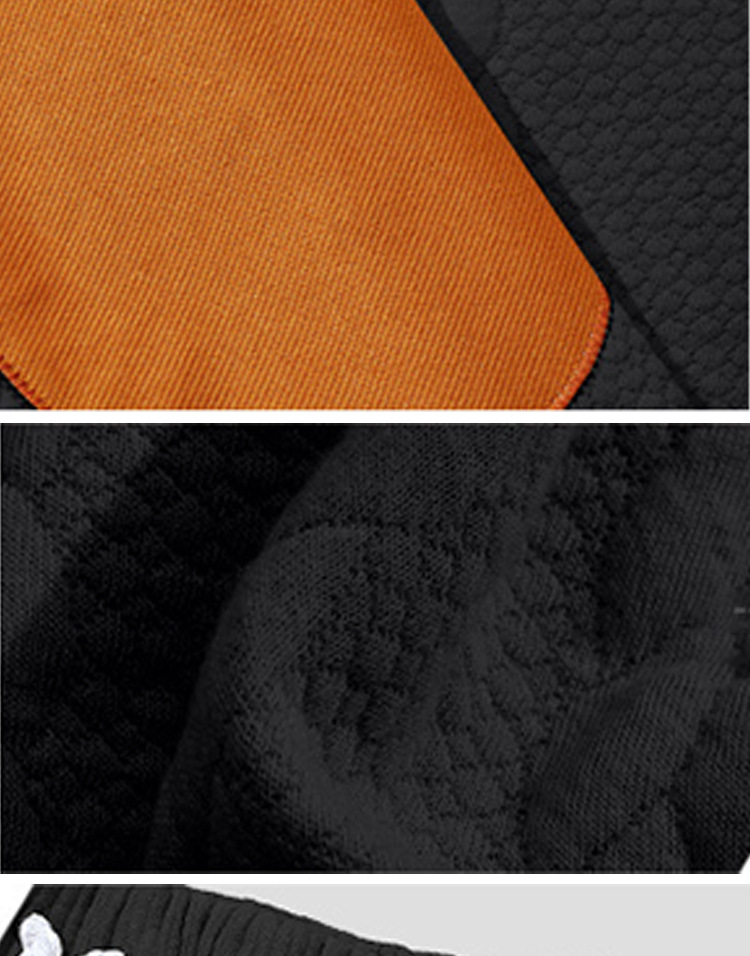 Men's Clothing Men's Casual Trousers Suit Heavy Texture Pattern Trend Stand Collar Henry Sweatshirt Style Autumn Winter Loose Fit_viptrois.com