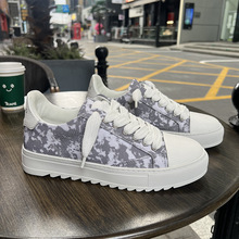 跨境定制欧美NUMERI Sshoes26年新款百搭平底情侣鞋系带滑板男鞋
